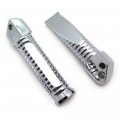 Httmt Mt216-039- Front Oem Style Pegs Compatible With Suzuk Gsx-r 600 750 1000 Gsxr 1300r R Hayabusa Chromed