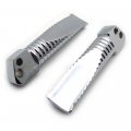 Httmt Mt216-039- Front Oem Style Pegs Compatible With Suzuk Gsx-r 600 750 1000 Gsxr 1300r R Hayabusa Chromed
