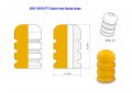 Autoacc Pt Cruiser Rear Bump Stop Coil Spring Damper For Chrysler 2001-2010 Pack Of 2