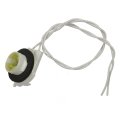 Electrical Socket For Gmc C2500 K2500 2000 Plastic With Metal Contact Blade Terminal Round Connector 90 Degrees Bend Angle 1 