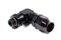 689707-bl 8an 90 Degrees Real Street Hose End X 6an Male Orb 9 16-18 Stainless Steel Adapter Black 