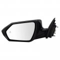 Driver Side Mirror Assembly Power Heated Blind Spot Smooth Black For 2021 2023 Hyundai Elantra Us Or Korean Built Models 
