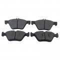 Trq Front Posi Semi-metallic Brake Pad Kit Set For Clk320 Clk430 Crossfire E300 E320 E430 Slk320 