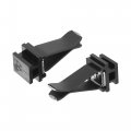 20 Set Square Head Car Air Vent Clip With Plastic Slot Replacement Auto Conditioner Outlet Clips Black 39 5x17 6x13 9mm