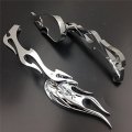 Smt-chrome Running Mirror Compatible With Honda Kawasaki Suzuki Hayabusa Yamaha R1 R6 Flame B00rudvitm