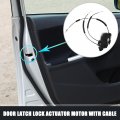 Uxcell Rear Left Side Door Latch Lock Actuator Motor With Cable For Nissan Sentra 2007-2012 No 82501et200