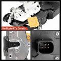 A-premium Door Latch Lock Actuator Compatible With Buick Vehicles Allure Lacrosse 2006-2009 Sedan Rear Left Driver Side Replace
