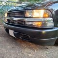 Hecasa Front Bumper Face Bar Compatible With 1998-2004 Chevrolet S10 1998-2005 Blazer Replace For Gm1002367 15007660 Steel