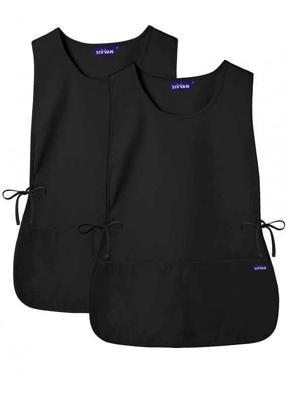 Sivvan Unisex Apron Cobbler 2-pack S87002 Black R