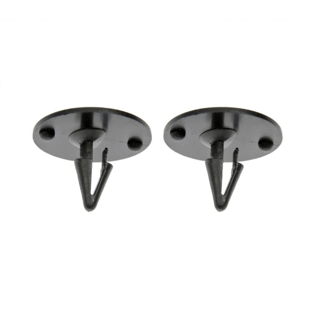 Hood Insulator Retainer For Mercury Grand Marquis Sable Tracer 1990 To 1999 2 Pieces Black Nylon 0 344 In Fastener Hole Size