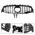 Topteng Black Front Bumper Grille Grill For Benz Cla-class W118 C118 2020-2023 Gtr Dosen T Cla 45 Amg