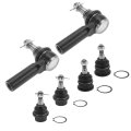 6pcs Front Suspension Kit For Ram 1500 2006 2012 Outer Tie Rod End And Upper Lower Ball Joint Set K7411 K80628 Es80574 