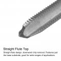 Uxcell Tap Bit Sets M3 X 0 5 H2 Straight Flute Machine Thread Milling 2 5mm M35 Cobalt High Speed Steel Hss-co Twist Drill