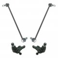 Front Ball Joint Sway Bar Link Suspension Kit 4pc Set For Rav4 Nx200t Nx300 