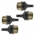 Caltric 4 Front Lower And Upper Ball Joint Compatible With Yamaha Wolverine Rmax Yxf10w Yxe10w 2021