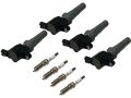 Ignition Coil And Iridium Spark Plug Kit 8-piece For 2009-2019 Ford Escape 2 5l 4-cylinder 