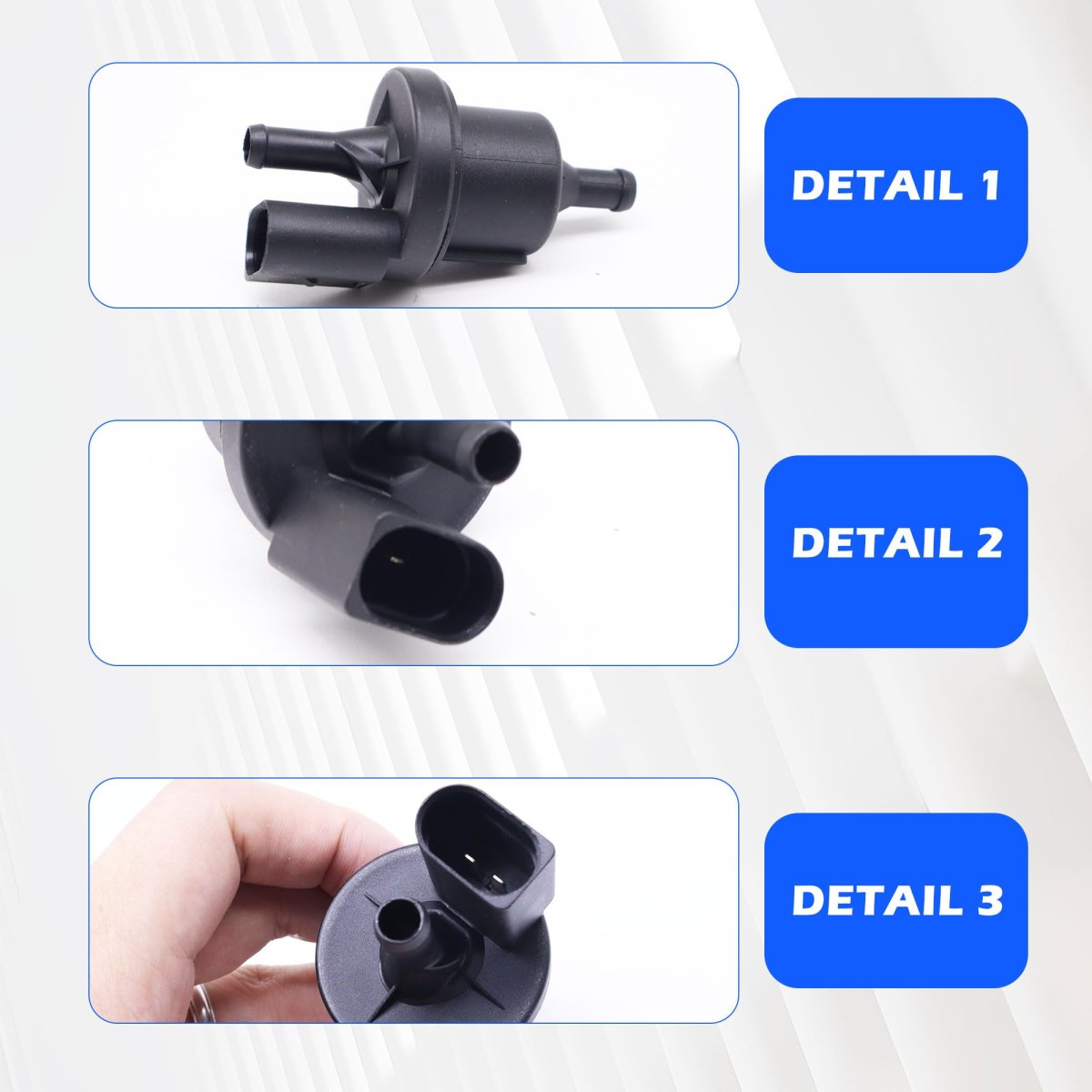 1c0906517a Evap Purge Valve Vapor Canister Solenoid For Audi A3 A4 S4 Tt And Vw Beetle Golf Jetta Passat Touareg Replaces