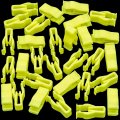 30 Pcs Switch Bezel Clip 90467-10203 For Toyota Lexus Yellow Nylon Trim Panel Fasteners Camry Corolla Highlander Rav4 Sienna