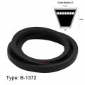 Uxcell B1372 17mm Width 11mm Thickness Neoprene Transmission Drive V-belt