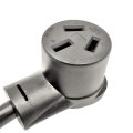 Parkworld 61728 Adapter Cord 4 Prong Dryer Plug 14-30p To 10-50r Electric Stove Receptacle Nema 14-30 Male Electrical Female