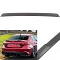 Roof Spoiler V Style For 2017-2021 Alfa Romeo Giulia Carbon Fiber Rear Window Glossy Black 