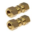 Brass Compression Fittings Threaded Male Fitting Ends 3 8 In Size Alx-pau-rb-785-308d-cl360a50 Sae Standard Straight Angle 2 
