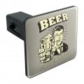 Beer It S A Vacation In Can Funny Humor Retro Tow Trailer Hitch Cover Plug Insert