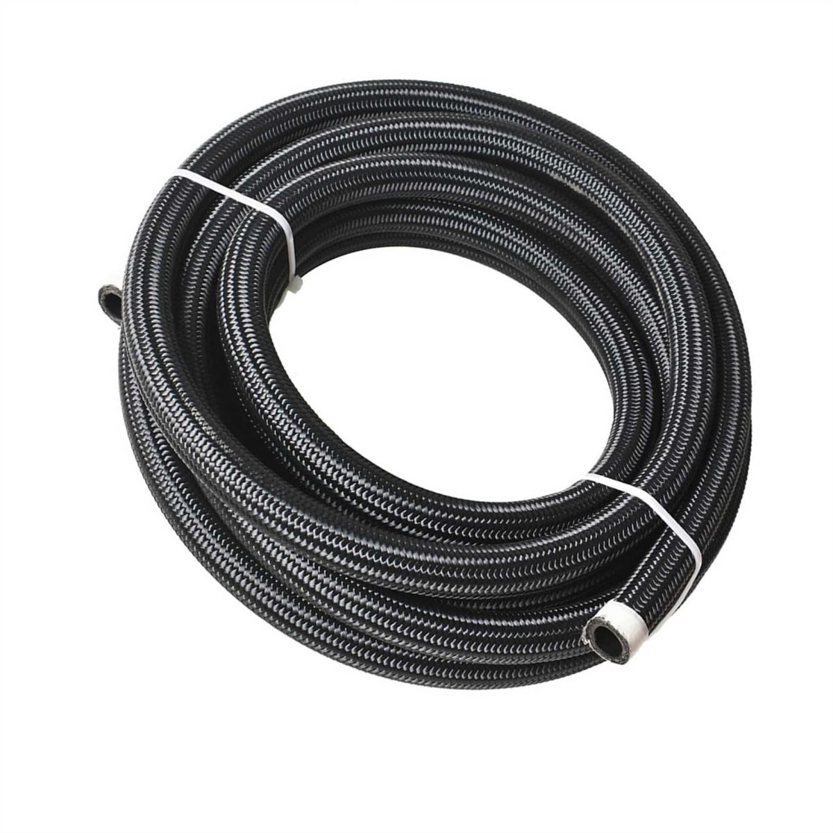 20ft An10 10an Fuel Line Hose Kit Nylon Stainless Steel Braided Oil With Swivel Fitting Adapters For Brake And Transmission