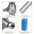 Uxcella Router Bit 1 2 Shank 1-inch Cutting Dia Round Over Corner Flutes Tungsten Steel For Woodworking Milling Cutter Tool