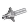 Uxcella Router Bit 1 2 Shank 1-inch Cutting Dia Round Over Corner Flutes Tungsten Steel For Woodworking Milling Cutter Tool