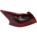 Tail Light Assembly Outer Driver Side For Nissan Altima Sr Sedan 2016 2017 2018 Dot Certified Ni2804111 26555-9hs1a Red Lens 