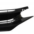 G-plus Mesh Grille Front Hood Compatible With Honda Civic 2016 2017 2018 Factory Style Abs
