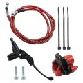 Hoypeyfiy Rear Hydraulic Disc Brake System Caliper With Pad For 50cc 70cc 90cc 110cc 125cc 150cc Dirt Bike Quad Atv Mini Hand 