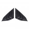 Ikon Motorsports Side Quarter Window Louvers For 2018-2022 Honda Accord Factory Style Carbon Fiber Print Abs Panel 