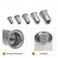 Idomin 100 150 180pcs Stainless Steel Rivet Nut M3 M4 M5 M6 M8 M10 Insert Reveting Multi Size Set Rivetnut Color M3-m10