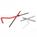 M4 Helicoil Kits Transparent Plastic 25pcs Thread Repair Insert Kit With Box For Processing Machinery
