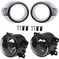 Pair Of Clear Lens Driving Fog Lights Bumper Lamps With Bulbs Replacement For 2012-2014 Focus S Se Sel Titanium Models