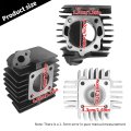 49cc Cylinder Piston Ring Gasket Top End Kit For Suzuki Alt50 2002-2005 Jr 1978-2006 Lt 50 1984-1987 Replaces 11210-04012-0f0
