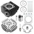 49cc Cylinder Piston Ring Gasket Top End Kit For Suzuki Alt50 2002-2005 Jr 1978-2006 Lt 50 1984-1987 Replaces 11210-04012-0f0 