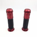 Xkh Group Motorcycle Red Cnc S On Rubber Hand Grips Fit For Bmw S1000rr Aprilia Buell Ducati Panigale Honda Cbr Yamaha Kawasaki