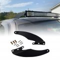 52 Curved Led Light Bar Upper Roof Windshield Mounting Brackets For 1994-2001 Dodge Ram 1500 2500 