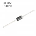 Uxcell 1n5401 Rectifier Diode 3a 100v Electronic Silicon Diodes 100pcs