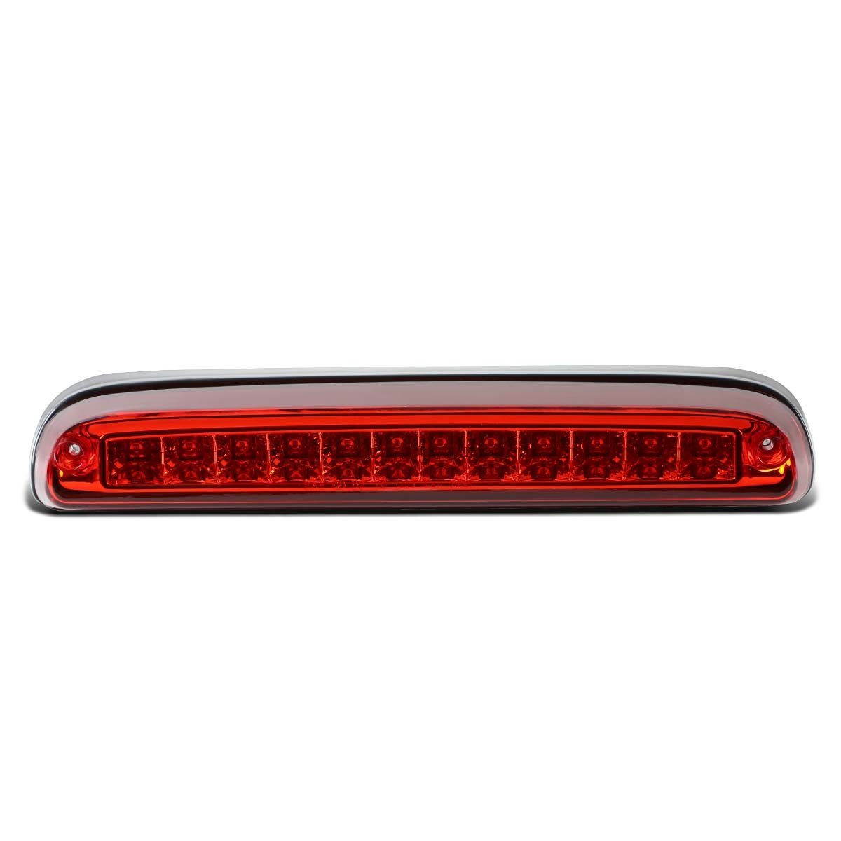 Auto Dynasty For Ford Super Duty 2nd Gen Pair Of Chrome Clear Corner Headlight Red Led 3rd Brake Light With O Cargo