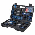 Cartman Tool Set General Hand Kit With Plastic Toolbox Storage Case Automotive Wrench Sets Blue