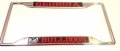 Georgia Bulldogs Acrylic Insert Carbon Laser Chrome 3-d License Plate Frame 