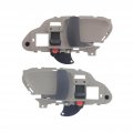 Chevy C3500 1995 96 97 98 99 2000 Interior Door Handle Driver And Passenger Side Pair Front Beige Bezel With Gray Lever Lock 