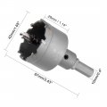 Uxcell 42mm Carbide Hole Cutter Tct Saws For 2mm Stainless Steel Sheet Metal