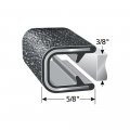 Trim-lok 1350b2x3 8-25 Edge Trim Fits 3 8inch 5 Leg Length 25 Black Pebble Texture Flexible Pvc Protector For Sharp Rough