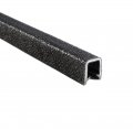Trim-lok 1350b2x3 8-25 Edge Trim Fits 3 8inch 5 Leg Length 25 Black Pebble Texture Flexible Pvc Protector For Sharp Rough 
