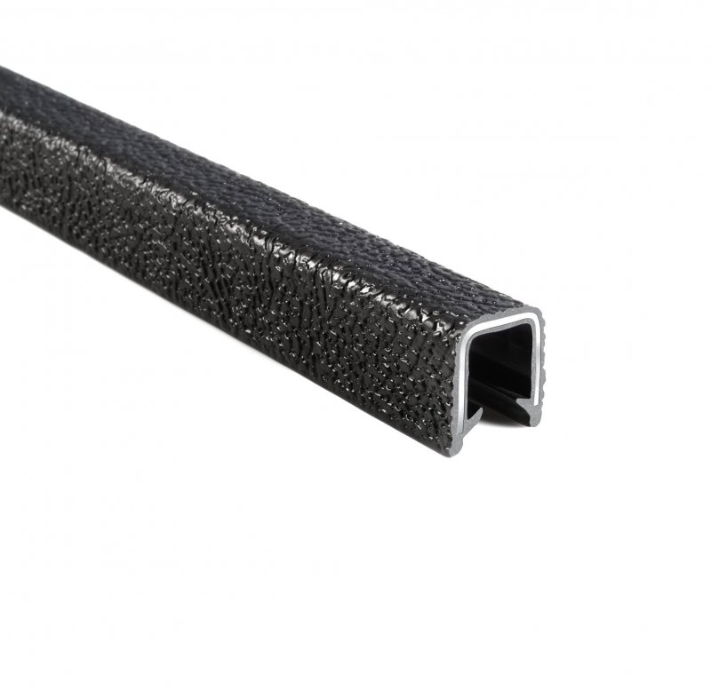 Trim-lok 1350b2x3 8-25 Edge Trim Fits 3 8inch 5 Leg Length 25 Black Pebble Texture Flexible Pvc Protector For Sharp Rough